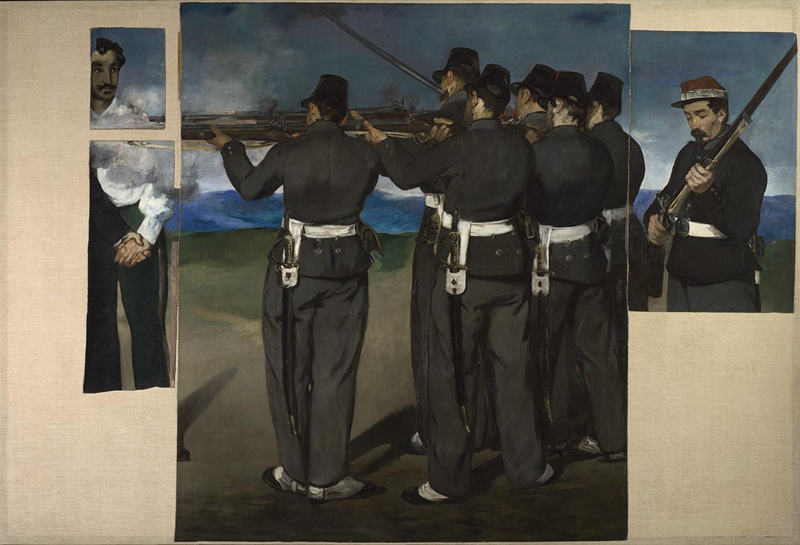 Edouard Manet, 1832 - 1883 The Execution of Maximilian about 1867-8 Oil on canvas, 193 x 284 cm Bought, 1918 NG3294 https://www.nationalgallery.org.uk/paintings/NG3294